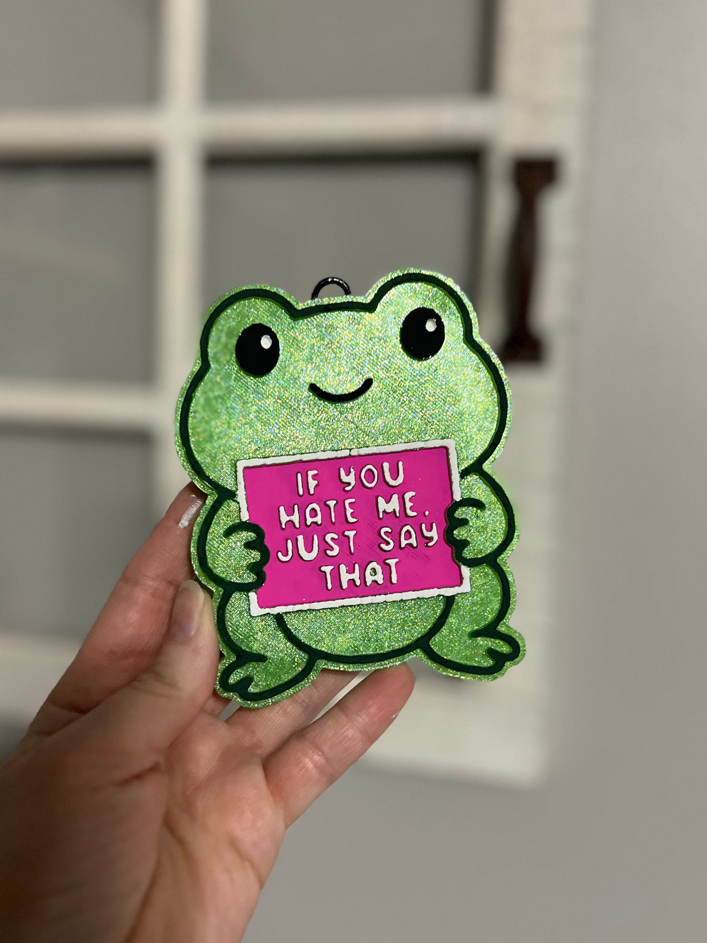 If you hate me, just say that
