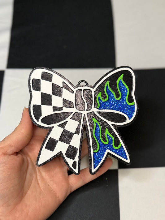 Checkered Flame Bow
