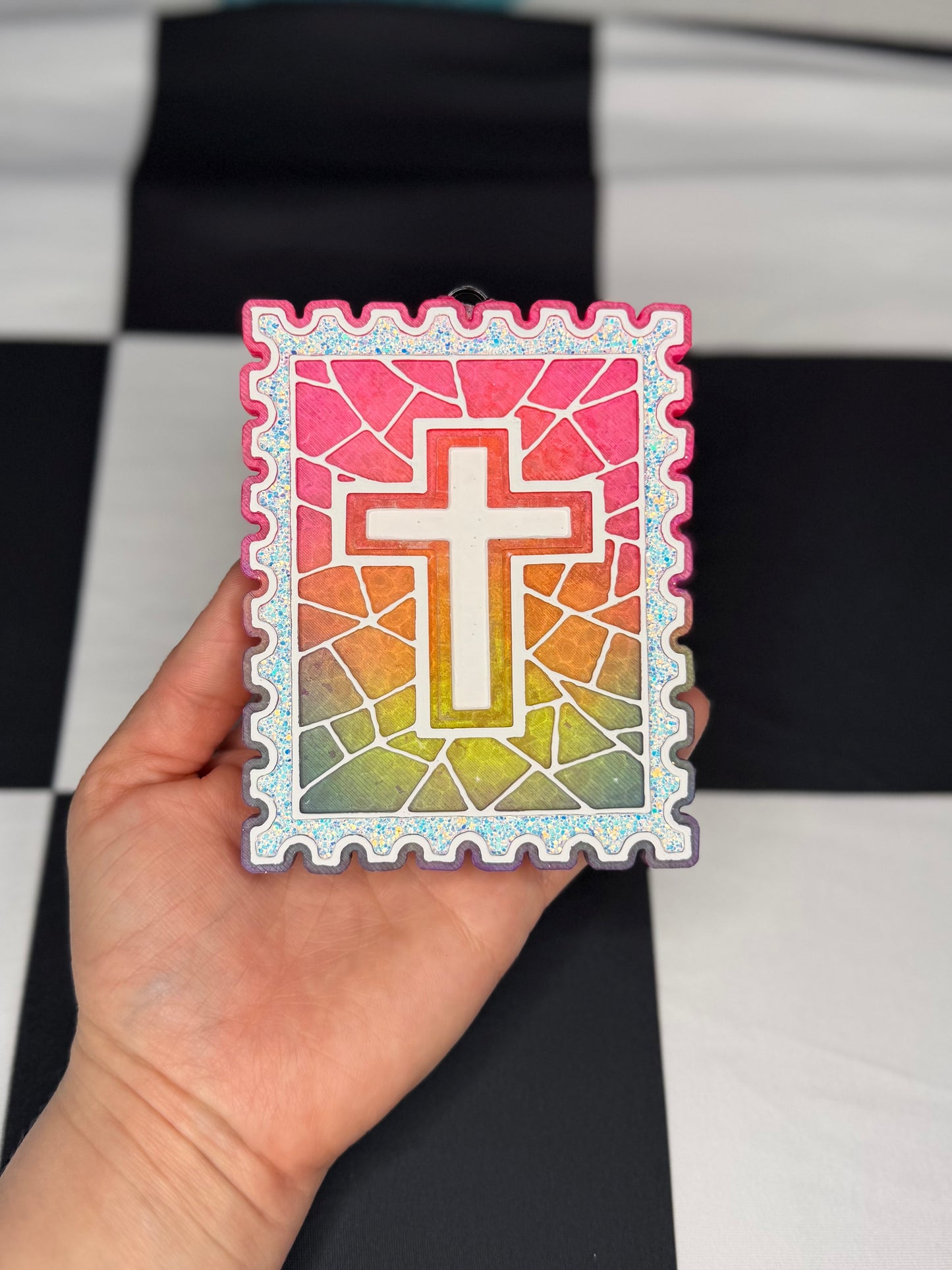 Stained Glass Cross