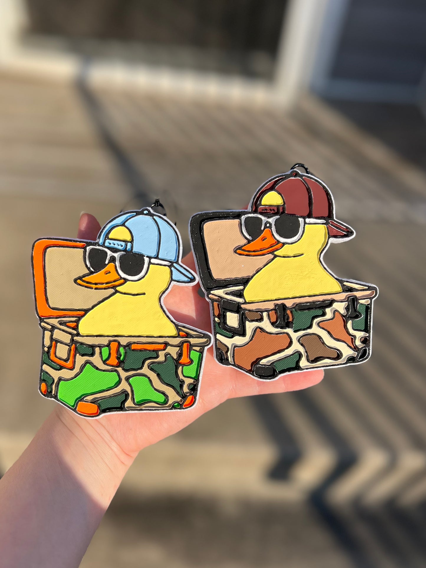 Duck in cooler