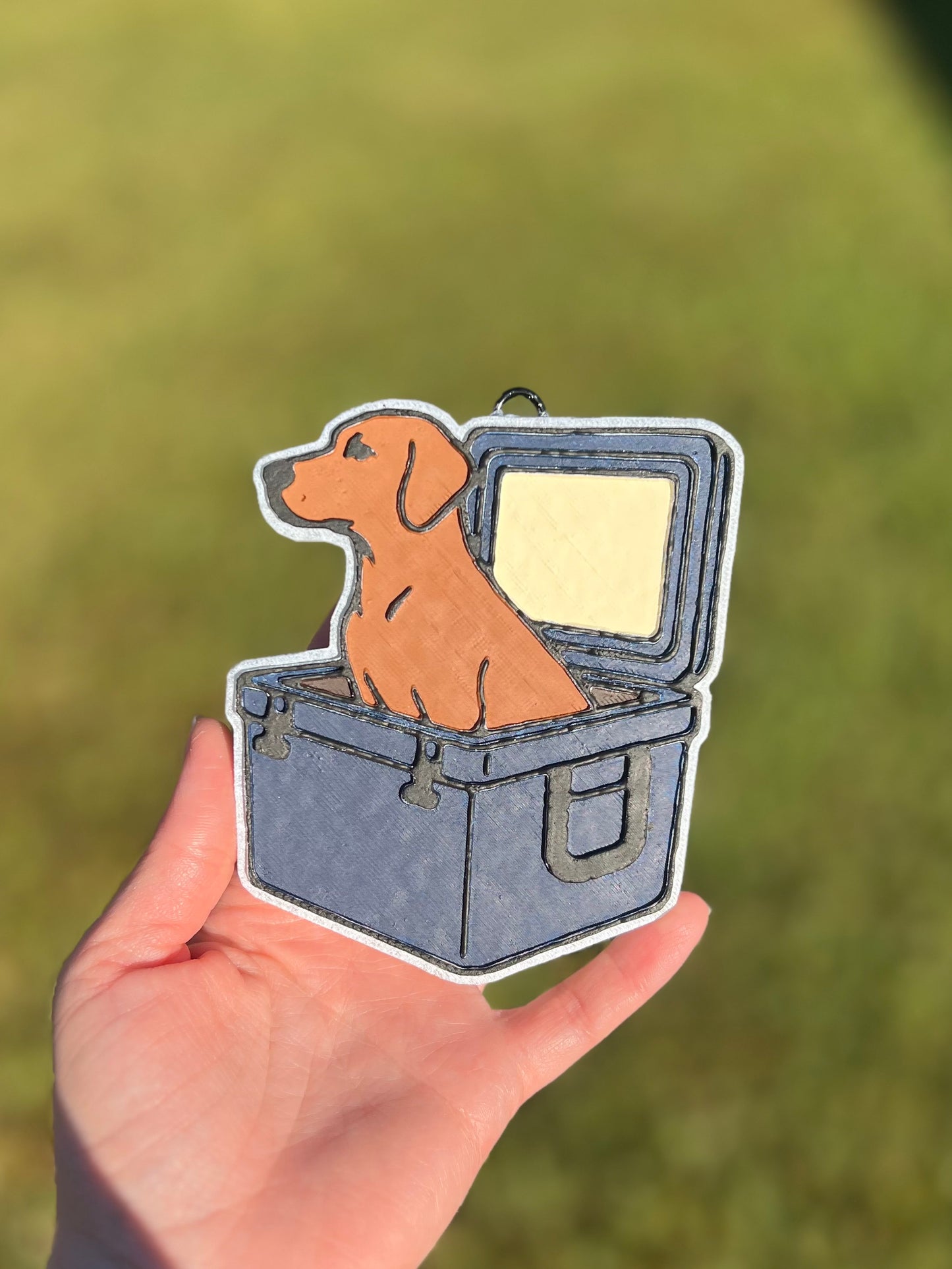 Dog in Cooler