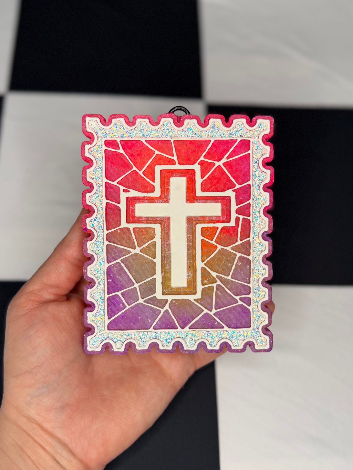Stained Glass Cross