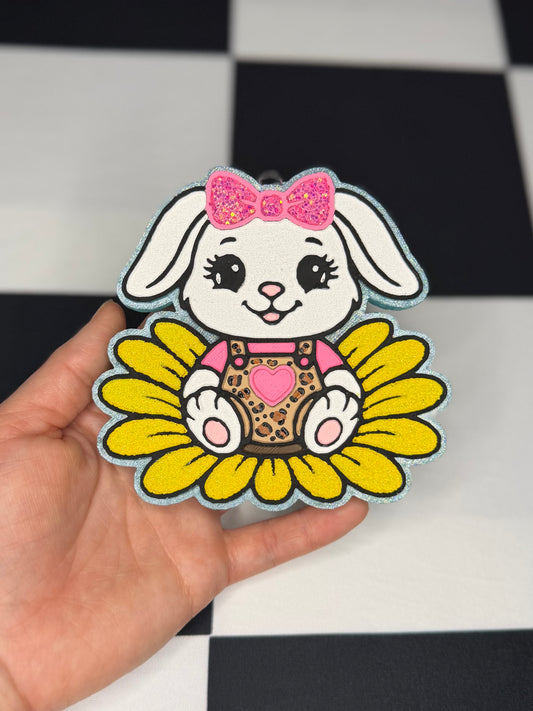 Bunny on Flower