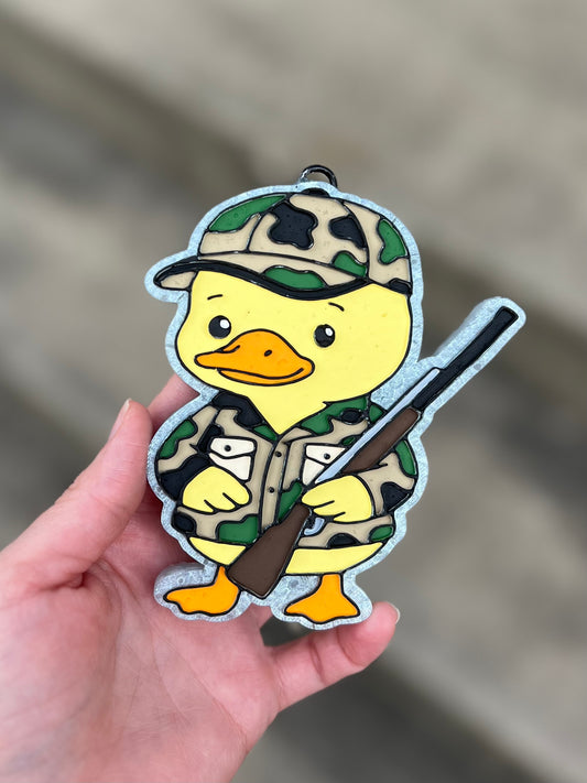 Camo hunting duck